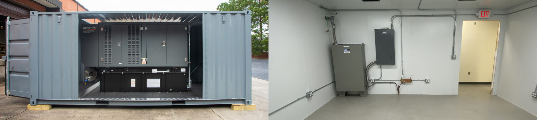 Image of the inside and outside of a modular scif by Centurion